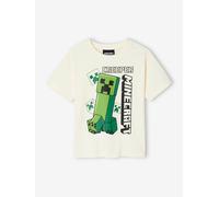 Tee-shirt Minecraft Creeper écru 12A