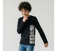 Tee Shirt Ml Black L5bi19 I3z14 T8/16 Ans Enfant Guess