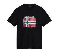 Tee-Shirt - NAPAPIJRI - S Guiro - Homme - Noir - Manches courtes - 100% coton S