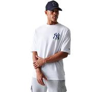 New Era Mlb Food Graphic Oversized New York Yankees Short Sleeve T-shirt Blanc M Homme