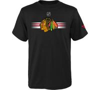 Tee-shirt NHL Fanatics APRO pour adolescents, manches courtes, logo de l'équipe NHL - Chicago Blackhawks, taille : M (10-12 ans)