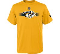 Tee-shirt NHL Fanatics APRO pour adolescents, manches courtes, logo de l'équipe NHL - Nashville Predators, taille : S (8 ans)