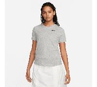 Tee-shirt Nike Club Essentials pour femme Dark Grey Heather/Noir