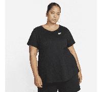 Tee-shirt Nike Club Essentials pour femme Noir/Blanc 0X