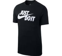 Nike Just Do It Swoosh T-Shirt Mens Noir/Blanc S Male