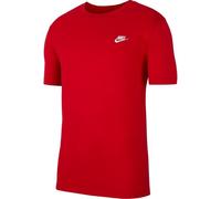 Nike Sportswear Club T-Shirt Mens Rouge/Blanc SL XS Male