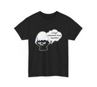 Tee Shirt Noir Calimero - C’est Vraiment Trop Injuste ! - T-Shirt Humour Rétro Unisexe S-3XL