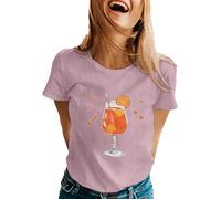 Tee Shirt Noir Femme Manche Longue Coton Jeans Dentelle Jaune Violet Pois D Amour Les Polyester Motif Sympa Elegantes Decollete Américaine Lavalliere Brodee Métallisée Corsages