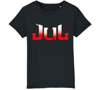 Tee shirt - NPZ - Jul - Enfant - Noir - 100% Coton - Manches courtes 3-4 ans