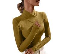 Tee-Shirt Octobre Rose Islandais Pull Chaud Femme Hiver Fin Zippé Maille Chic Camionneur Manche Longue Brillant Torsade Gros Jacquard Manche Long Vetement Femme Vert Armée XL