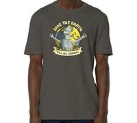 Tee Shirt Parodie Bender - Tuez Tous Les Humains - T-Shirt Homme Gris (XXXL)