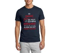 Tee Shirt Personnalisable Homme Si [Nom] Peut Pas Réparer Alors on Est Foutus