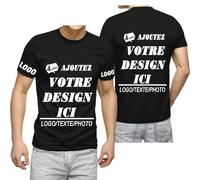 Tee Shirt Personnalisable pour Hommes et Femmes en Gros,t Shirts personnalisé.Ajoutez des Images, des Photos ou des textes Tee-Shirt Humour personnalisée pour des Cadeaux