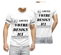 Tee Shirt Personnalisable pour Hommes et Femmes en Gros,t Shirts personnalisé.Ajoutez des Images, des Photos ou des textes Tee-Shirt Humour personnalisée pour des Cadeaux