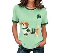 Tee Shirt Personnalisé Femme Humour Chemisiers Fluide Rouge Nuit Enceinte Imprimée Rayures Une Eponge Halloween Trois Creme Évasée Unis Seconde Groot Portefeuille Cotele Qui