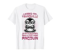 Tee Shirt Pingouin Femme Fille Enfant parle à mon Pingouin T-Shirt