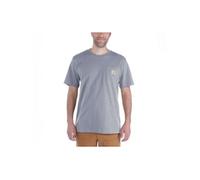Tee-shirt CARHARTT Poche poitrine - Taille L - Gris chiné - S1103296034L Gris G