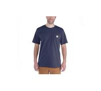 Carhartt T-shirt K87 Pocket, manches courtes, poche poitrine, bleu marine, XXL