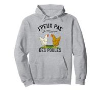 Tee Shirt Poule Jardin J'Peux Pas Je M'occupe Des Poules Sweat à Capuche