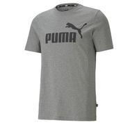 PUMA Ess Logo Tee T-shirt Homme, Gris, Taille S