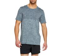 Tee-shirt Running - Asics - RACE SEAMLESS SS - Manches courtes - Bleu - Respirant S