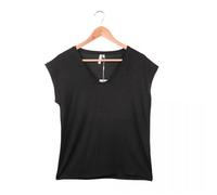 Tee shirt sans manche strech col V rayures métallisées Femme SELECTED XL