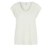 Tee shirt sans manche strech col V rayures métallisées Femme SELECTED XS