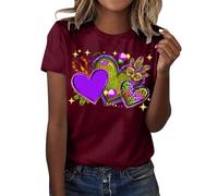 Tee Shirt Sequins Femme, Chemise Manche Courte Femme Chemisier Fete Femme Chemise Annee 80 Deguisement Femme Annee 80 Disco Tee Shirt Woman Tee Shirt 80'S Haut Femme AsyméTrique Chic