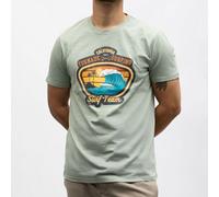 Tee Shirt Slub Print Hom Bill Tornade 24360 Homme Bill Tornade
