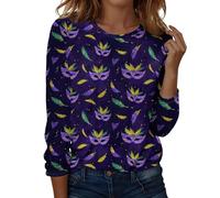 Tee Shirt Soie Femme Manche Longue De Homme Rock Claudine Chaud Menage Soldes Crossfit Super vers Motif Brillant Électrique Organza Rockabilly Croisée Pailletée Métallisée Poule