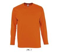 Tee-shirt - SOL'S - Monarch - Orange - Manches courtes - 100% coton Ringspun M