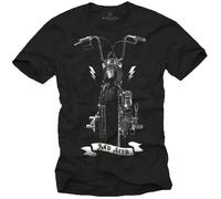 Tee Shirt Sons of Anarchy Homme BAD SEED Moto Noir M L