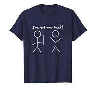Tee Shirt Sport Homme T-Shirt Adulte avec Message « I've Got Your Back » - VêTement Unisexe Humoristique pour Homme Et Femme - Confortable Et LéGer pour Un Style DéContracté Quotidien