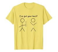 Tee Shirt Sport Homme T-Shirt Adulte avec Message « I've Got Your Back » - VêTement Unisexe Humoristique pour Homme Et Femme - Confortable Et LéGer pour Un Style DéContracté Quotidien