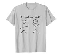 Tee Shirt Sport Homme T-Shirt Adulte avec Message « I've Got Your Back » - VêTement Unisexe Humoristique pour Homme Et Femme - Confortable Et LéGer pour Un Style DéContracté Quotidien