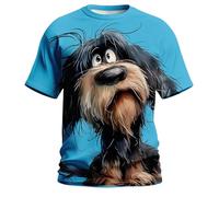 Tee Shirt Sport Homme, T-Shirt Blanc Homme,à Manches Courtes Motif Animal Original Haut décontracté et Confortable à Quotidien avec Un col Rond Tendance T Shirt Tshirt Chemise Tops