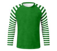 Tee Shirt Sport Maglietta a Maniche Lunghe a Righe Con scollo Rotondo,morbida e Casual,comoda e comoda,da indossare Tutti i giorni.