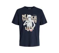 Tee Shirt Sully Sky Captain Make Your Won Luck Imprimé Squelette Homme Jack & Jones