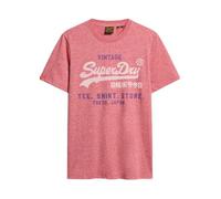Superdry Classic Relaxed Fit Short Sleeve T-shirt Rose L Homme