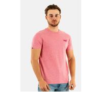 Tee shirt Superdry - M1011245A 5XE - Rose - Manches courtes - Coupe droite S