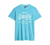 Tee Shirt Superdry VL Neon Relaxed Tee - Bleu ciel XL