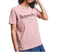 Superdry Core Logo Short Sleeve T-shirt Gris M Femme