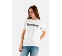 Tee Shirt - SUPERDRY - W1010710A T7X - Blanc - Coton - Manches Courtes L