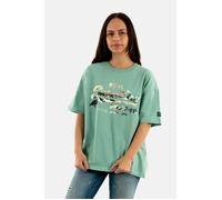 Tee Shirt - SUPERDRY - W1010789A GZL - Vert - Manches Courtes - Col Arrondi S