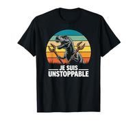Tee-Shirt T Rex Mignon Bras Courts Je suis Unstoppable Trex T-Shirt