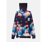 Tee shirt thermique Burton Midweight Long Neck manches longues bleu floral femme - S