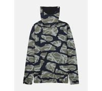 Burton Midweight Long Neck Long Sleeve Base Layer Vert,Noir S Homme