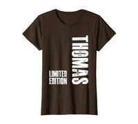 Tee Shirt Thomas Cadeau Humoristique Prénom Thomas T-Shirt, Femme, Marron, M