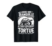 Tee-Shirt Tortue Garçon Fille Femme Je parle à ma Tortue T-Shirt
