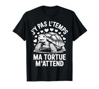 Tee Shirt Tortue Garçon Fille Pas l'Temps Ma Tortue m'attend T-Shirt